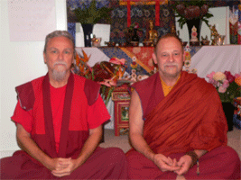 Lama T and Nyungne Lama